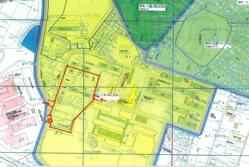 加古川市山手3000坪事業用定期借地坪400円